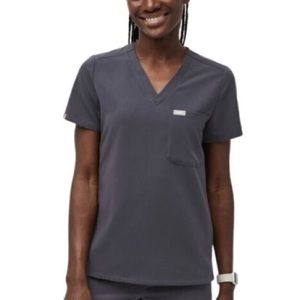 Charcoal figs scrubs set both XS